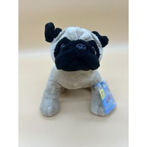 Ganz Webkinz Pug Dog HM105 Plush Stuffed Animal Puppy EUC - Sealed Code